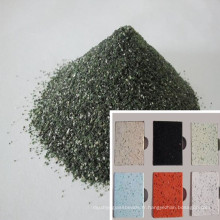 Quartz vert / sable de silice pour comptoir